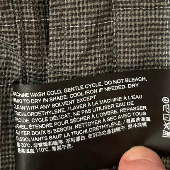 THE0RY SELK KELSO SEERSUCKER MINIMALIST NORMCORE CHORE SHIRT JACKET EUC XXL - Picture 12 of 13